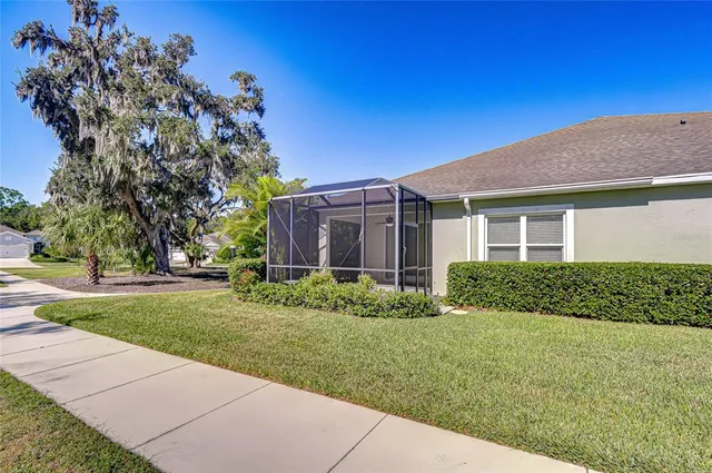 a view of a house with a garden