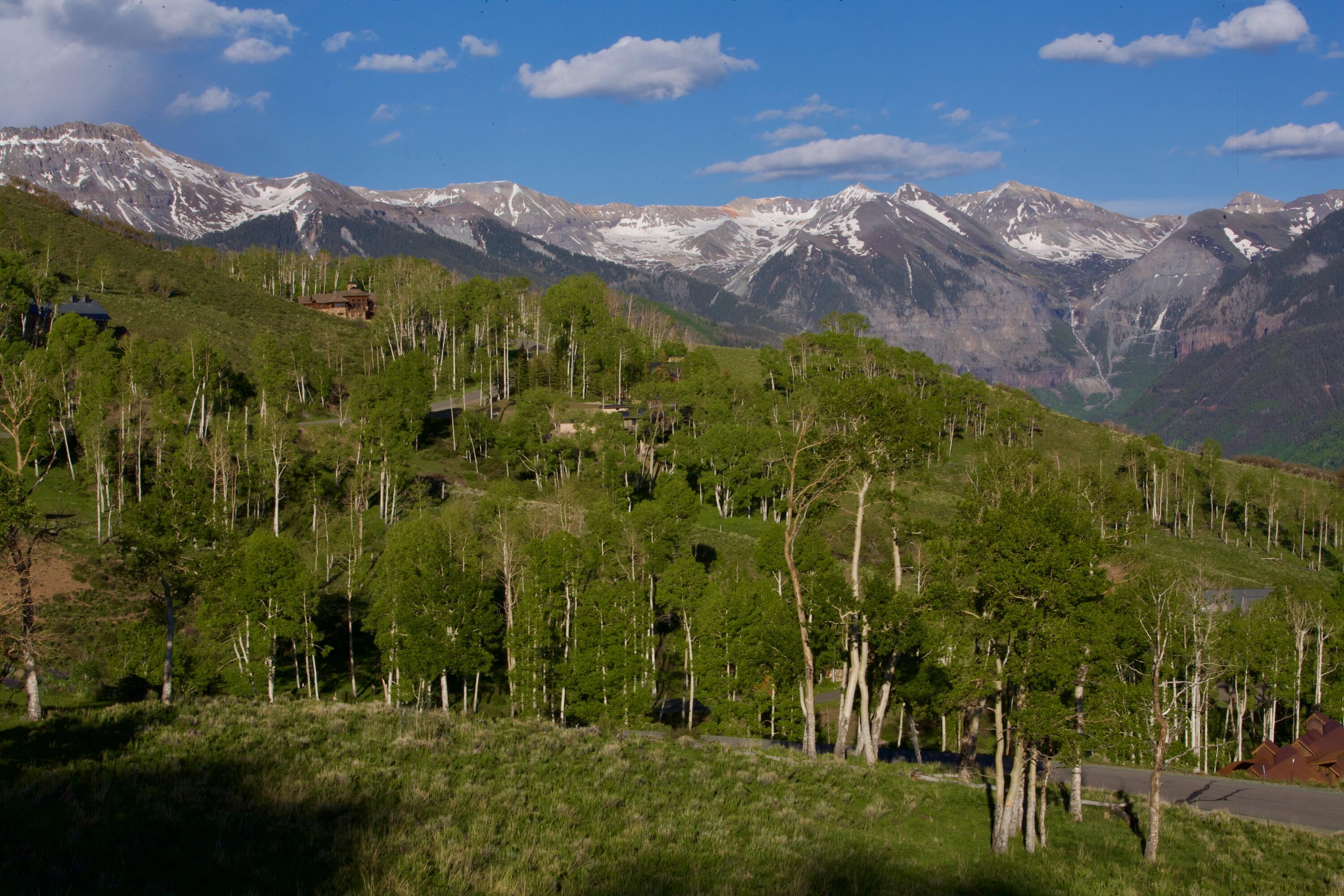 Lot 126 Aldasoro Ranch Telluride, CO 81435 - Photo 16 of 17 a view of a lush green hillside and houses