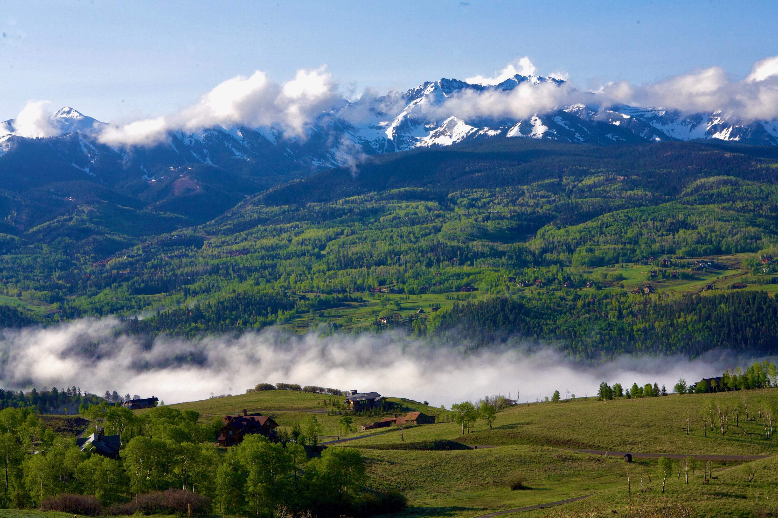 Lot 126 Aldasoro Ranch Telluride, CO 81435 - Photo 8 of 24 a view of a lake in between two of trees