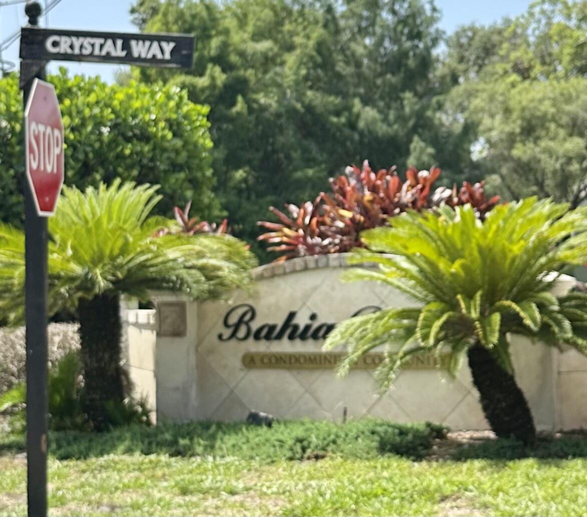1050 Crystal Way, Unit H Delray Beach, FL 33444 - Photo 41 of 41 BahiaEntrance