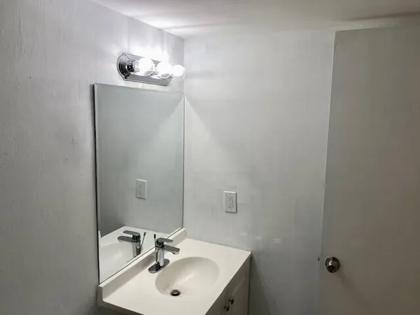 a bathroom with a sink