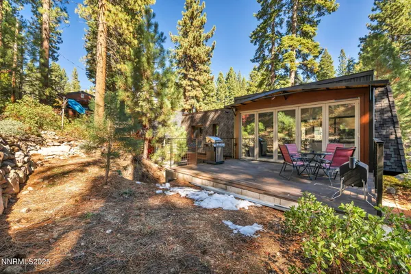 a backyard of a house