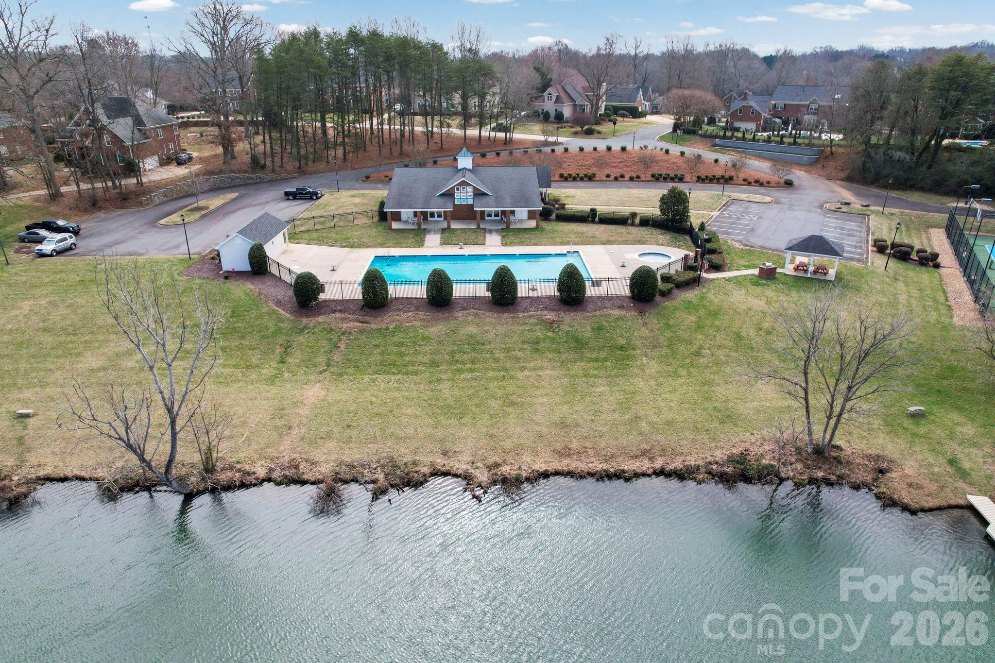 804 Talking Stick Lane Fort Mill, SC 29708 - Photo 30 of 34 a view of a lake with a house