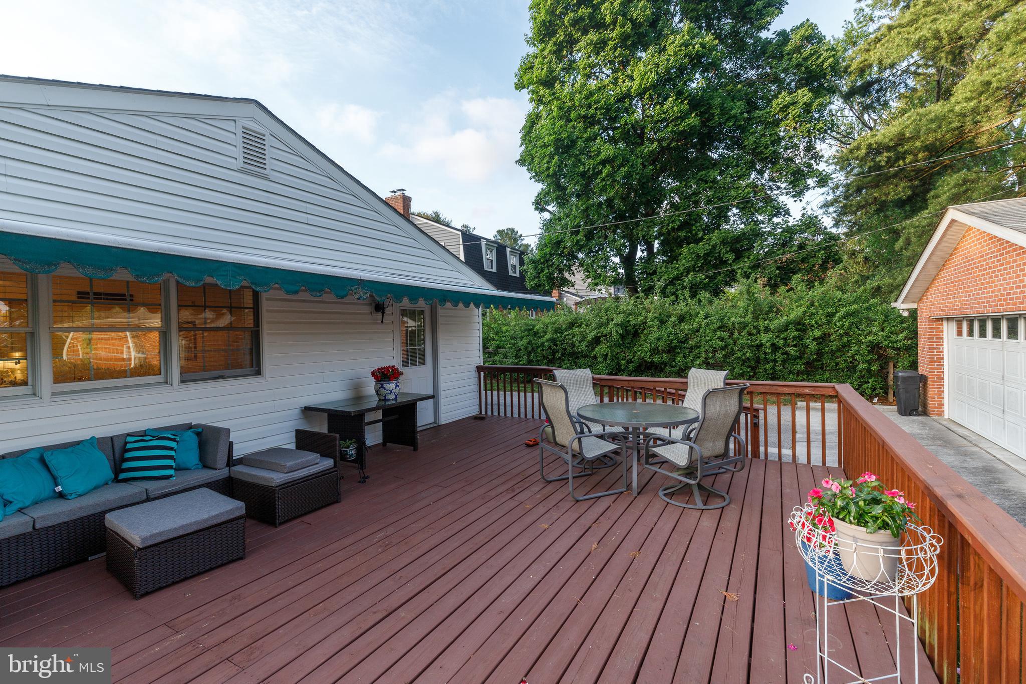 225 Treherne Road Lutherville-Timonium, MD 21093 - Photo 6 of 38 Large deck for entertaining