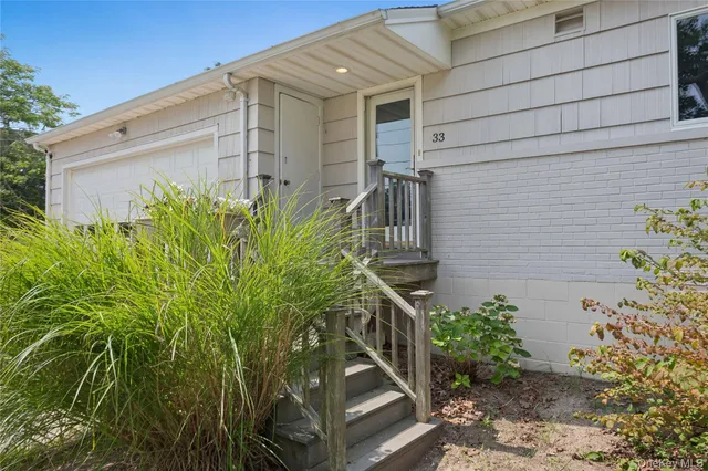 a backyard of a house