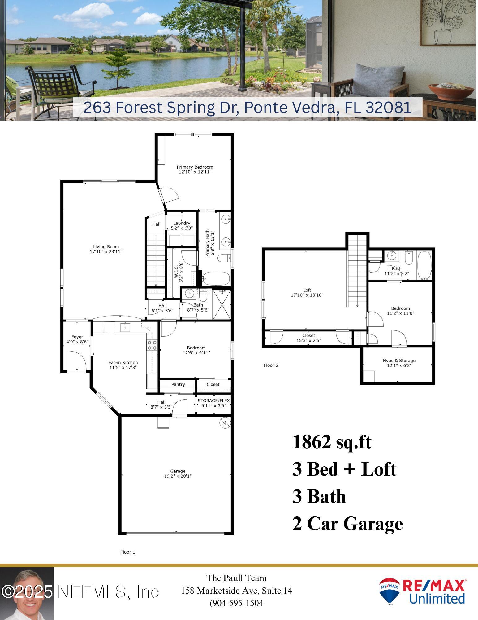 263 Forest Spring Drive Ponte Vedra, FL 32081 - Photo 75 of 75 Floor Plan