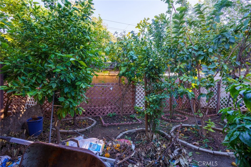 1553 West Ceres Street Rialto, CA 92376 - Photo 52 of 73 a view of a patio with table and chairs and potted plants