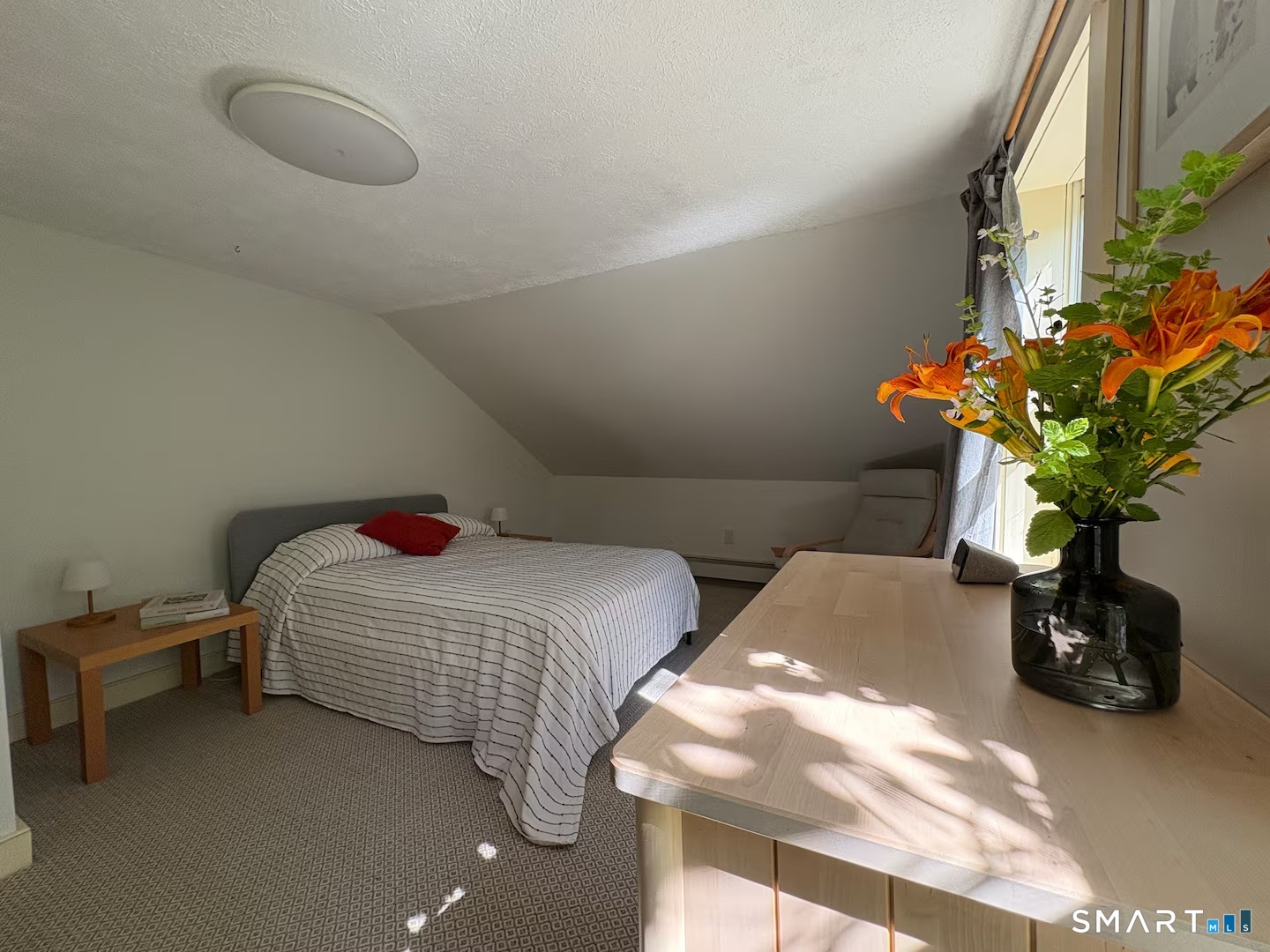 895 Tolland Stage Road Tolland, CT 06084 - Photo 17 of 33 a bedroom with two beds and a potted plant