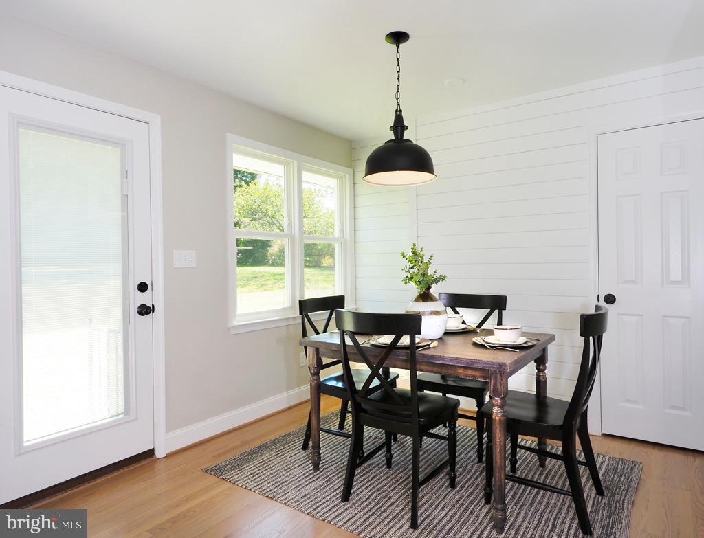 4607 Carroll Manor Road Baldwin, MD 21013 - Photo 17 of 53 Breakfast Nook with Pantry and Ship Lap Wall