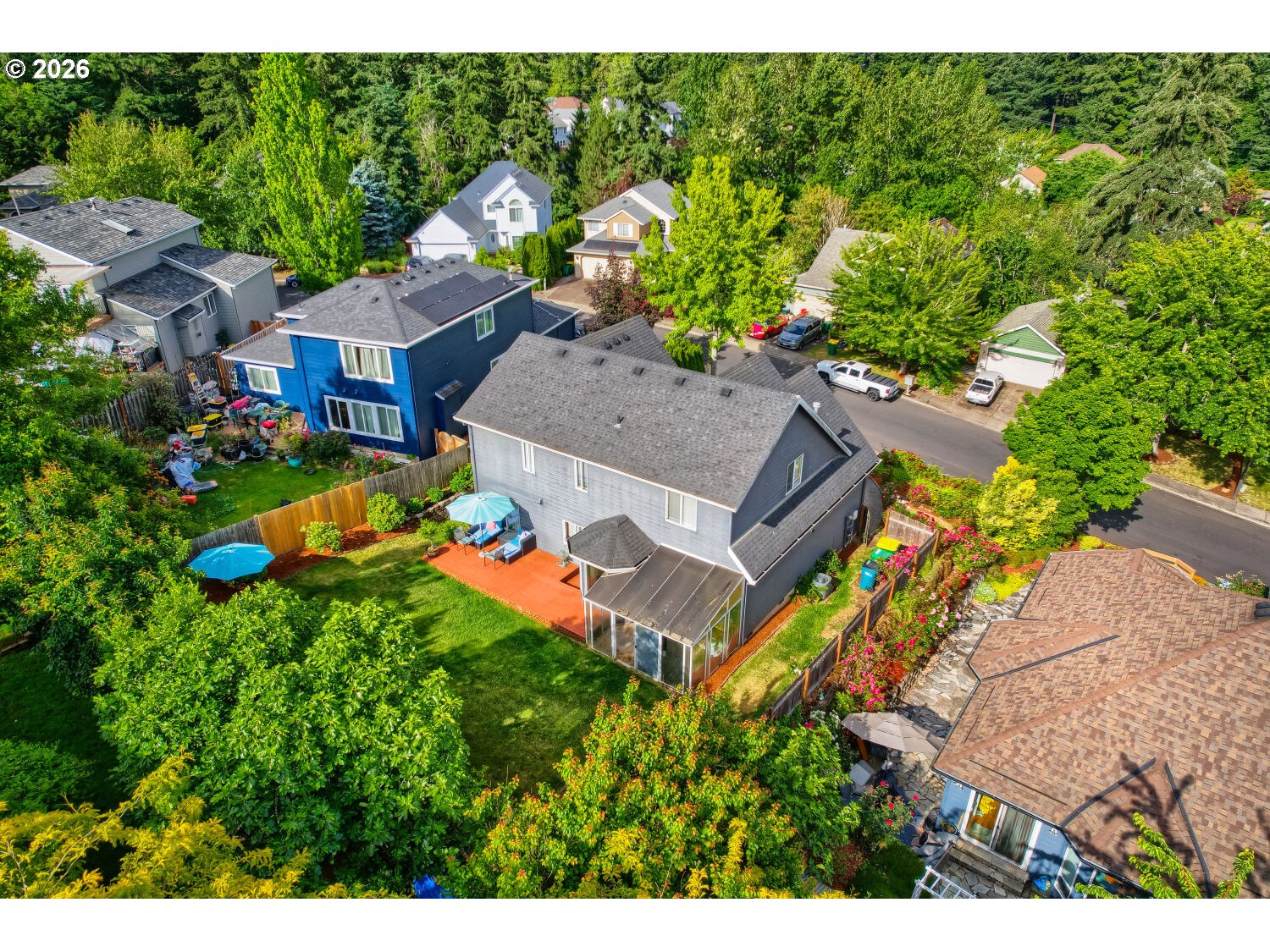 7502 Southwest Applegate Drive Beaverton, OR 97007 - Photo 32 of 34 Drone View/UAV