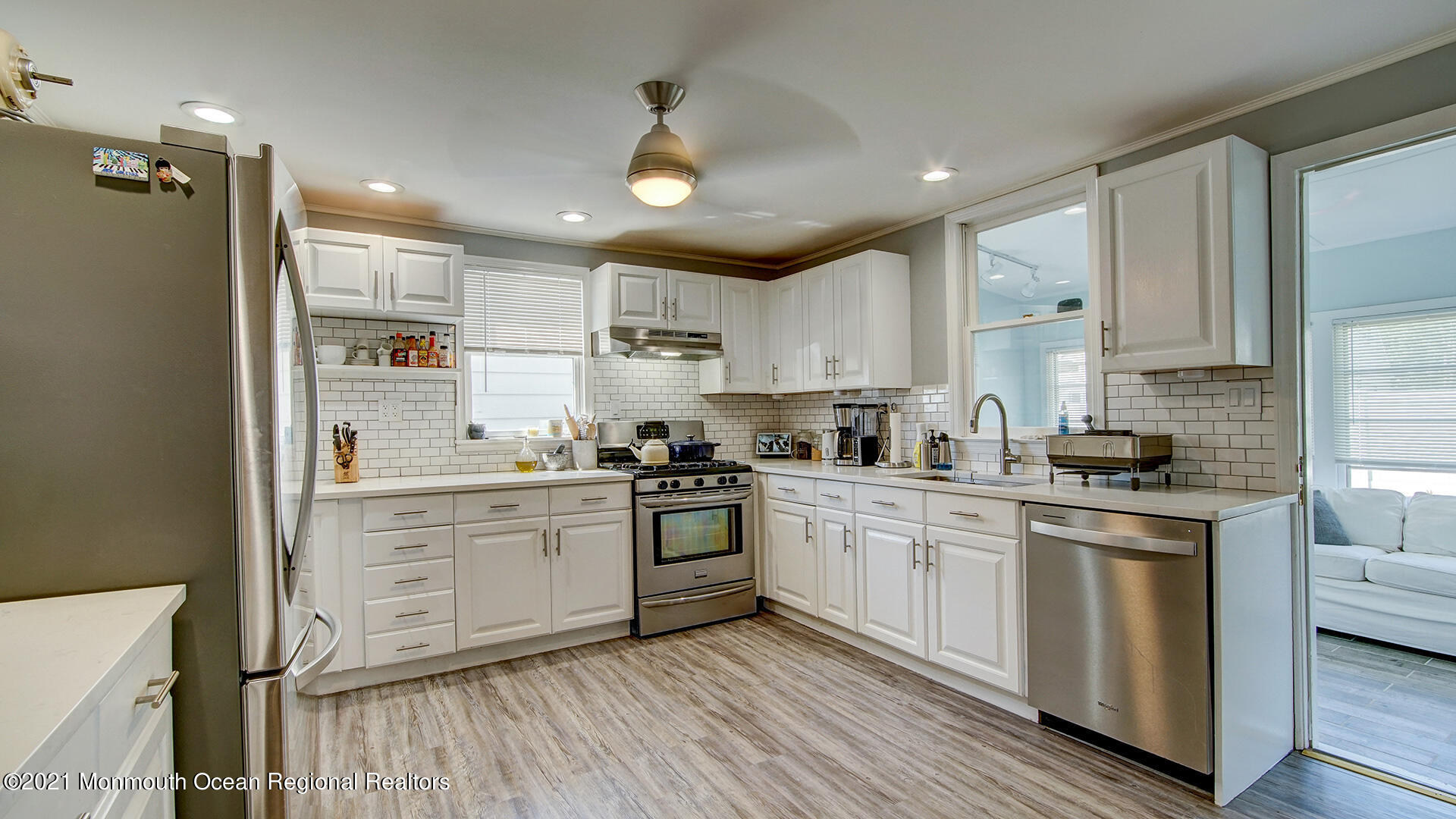 102 Wilburtha Road Ewing, NJ 08628 - Photo 17 of 30 a kitchen with granite countertop appliances cabinets and a sink