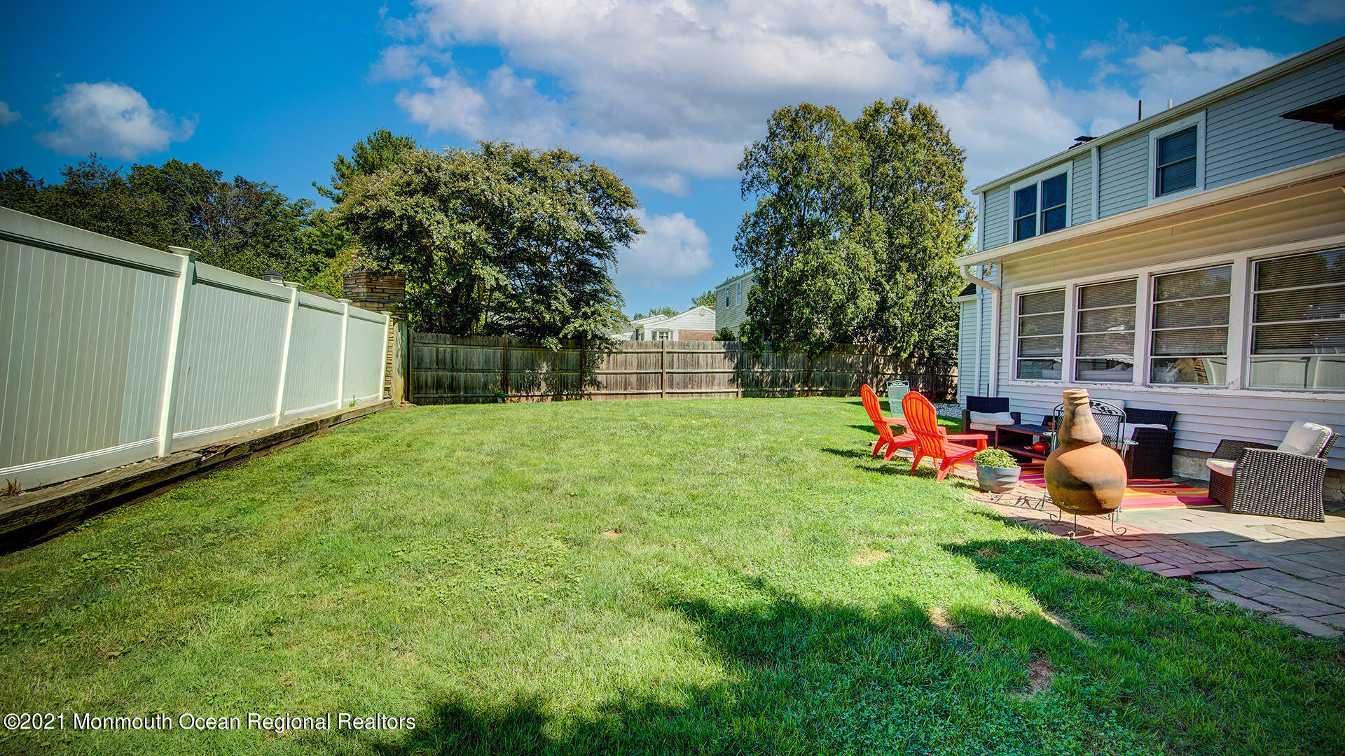 102 Wilburtha Road Ewing, NJ 08628 - Photo 7 of 30 a backyard of a house with seating space