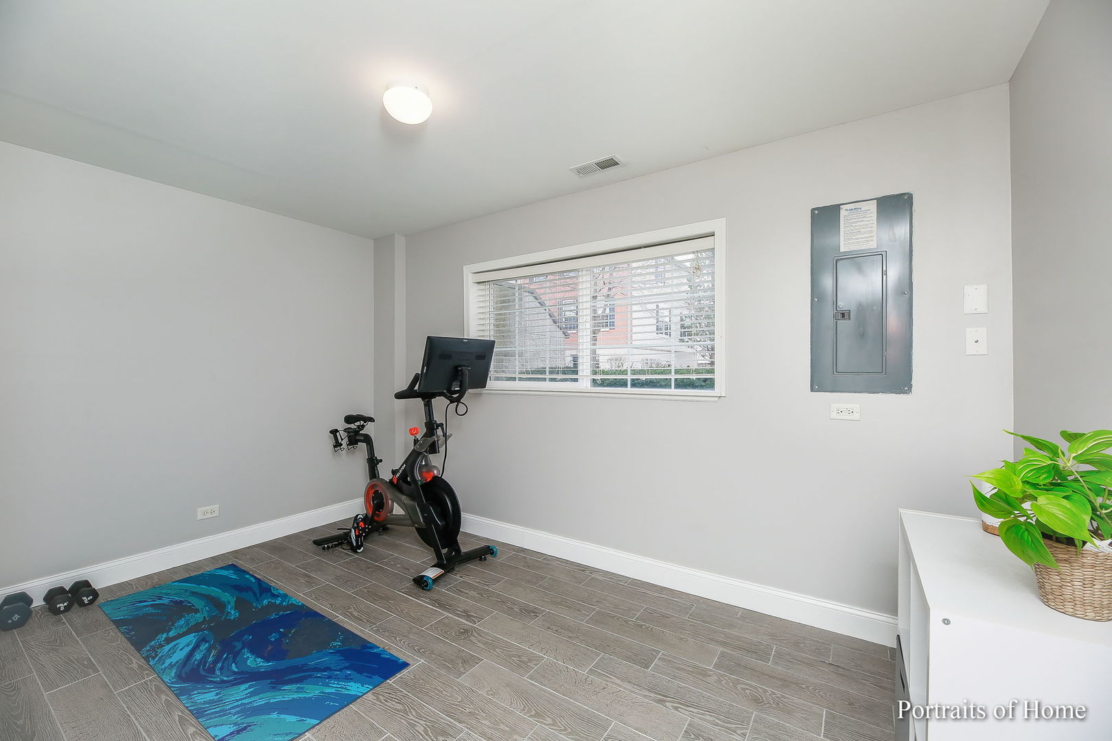 126 Jackson Street Gilberts, IL 60136 - Photo 21 of 25 a room with gym equipment and a window