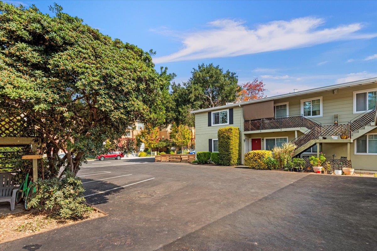 366 Camille Court Mountain View, CA 94040 - Photo 45 of 72 a front view of a house with a yard and potted plants