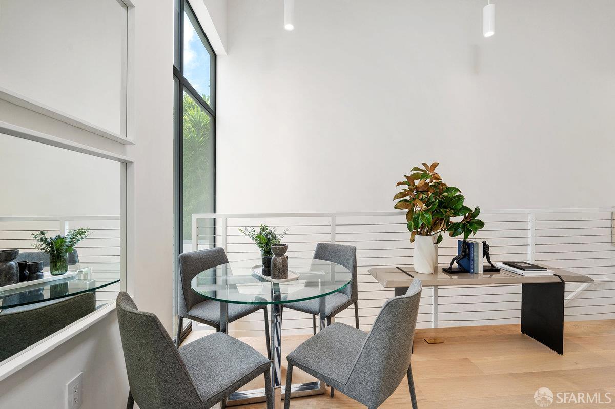 150 Eureka Street, Unit A San Francisco, CA 94114 - Photo 10 of 60 a dining room with furniture and wooden floor
