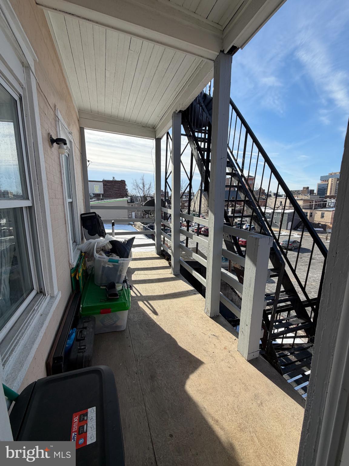 226 North 10th Street Reading, PA 19601 - Photo 44 of 56 Sunny balcony with urban views.