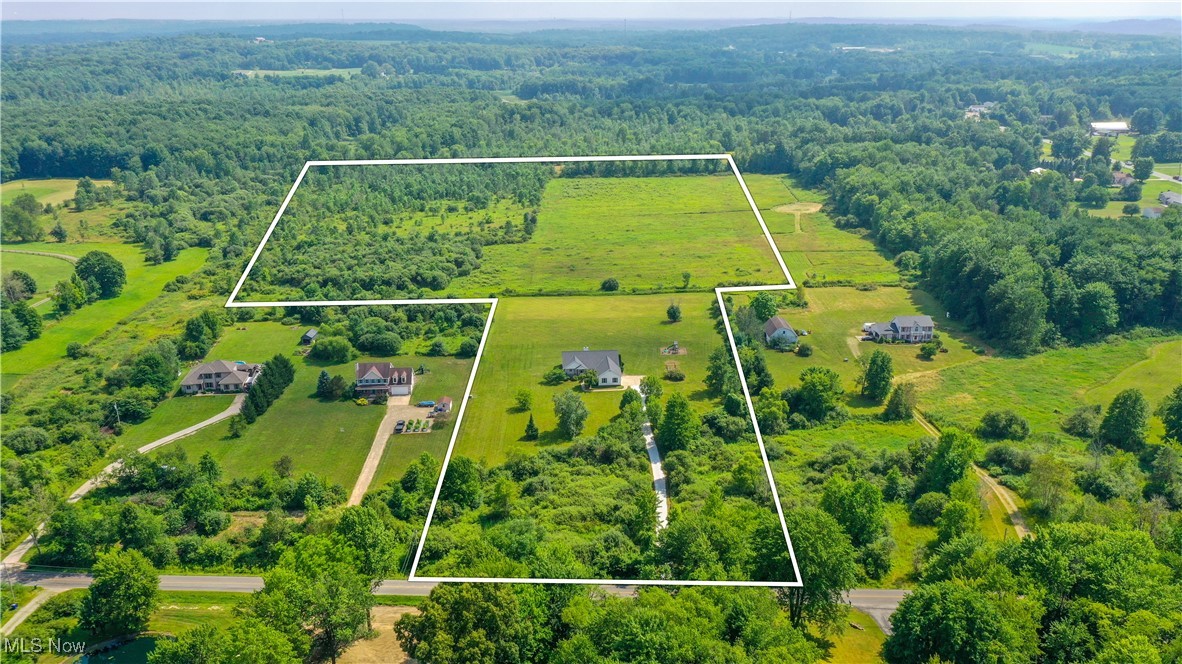 4840 Wayne Road Mantua, OH 44255 - Photo 3 of 42 Aerial view of stunning 25 acres