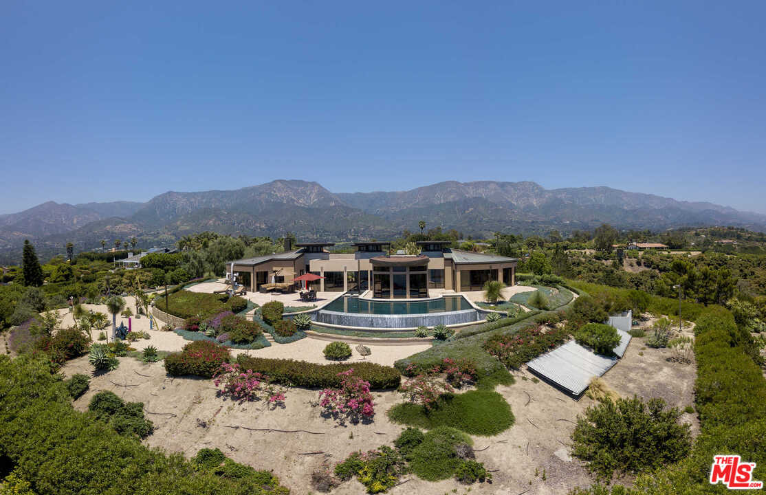 350 Ortega Ridge Road Montecito, CA 93108 - Photo 28 of 39 an aerial view of residential houses with outdoor space