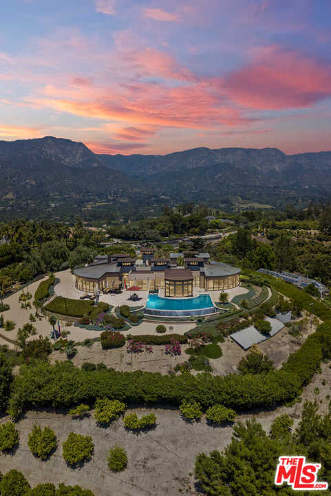 350 Ortega Ridge Road Montecito, CA 93108 - Photo 4 of 39 a view of a lake with mountains in the background