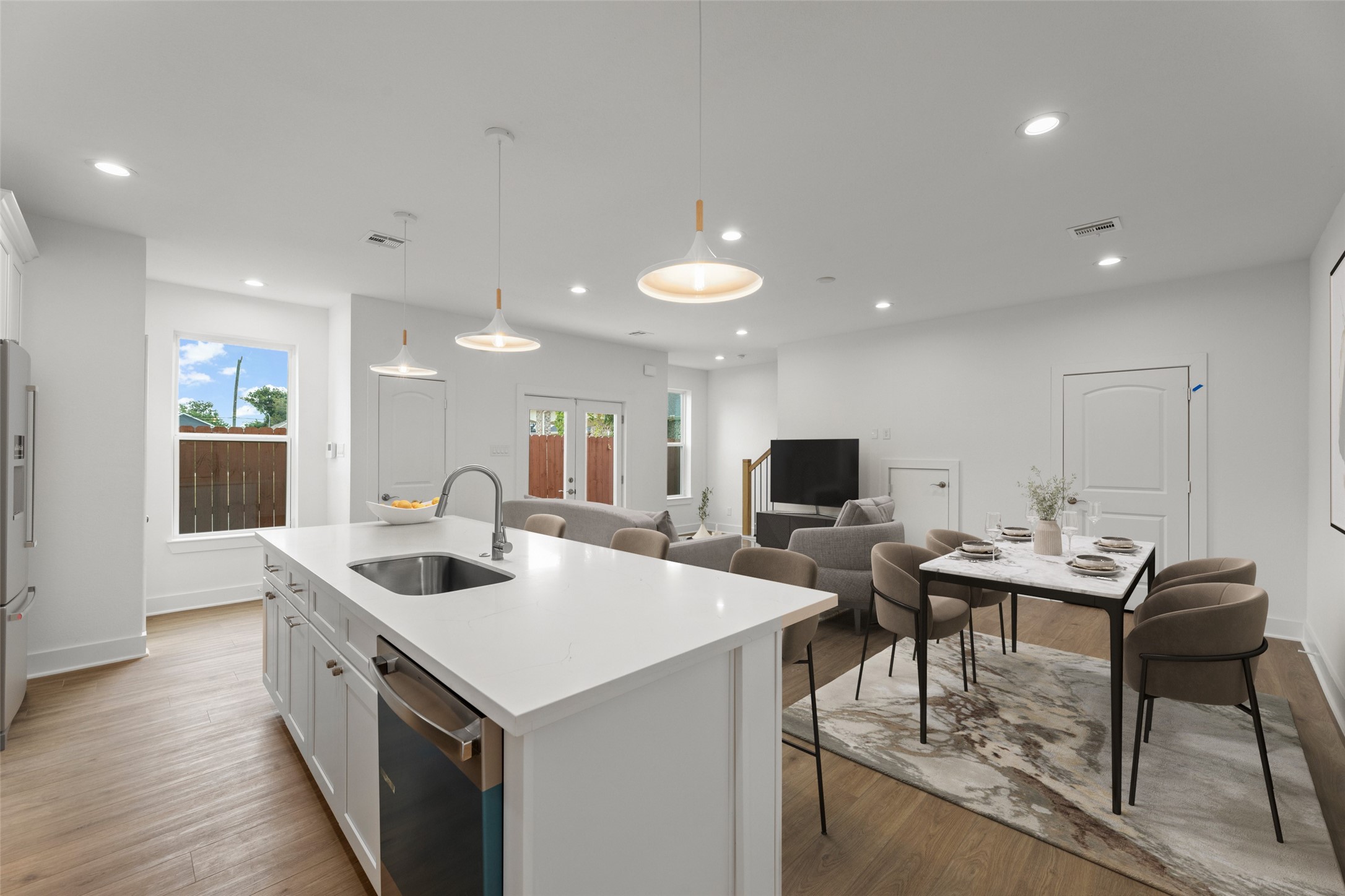 1475 Ferguson Way Houston, TX 77088 - Photo 17 of 27 a kitchen with a sink and counter top space