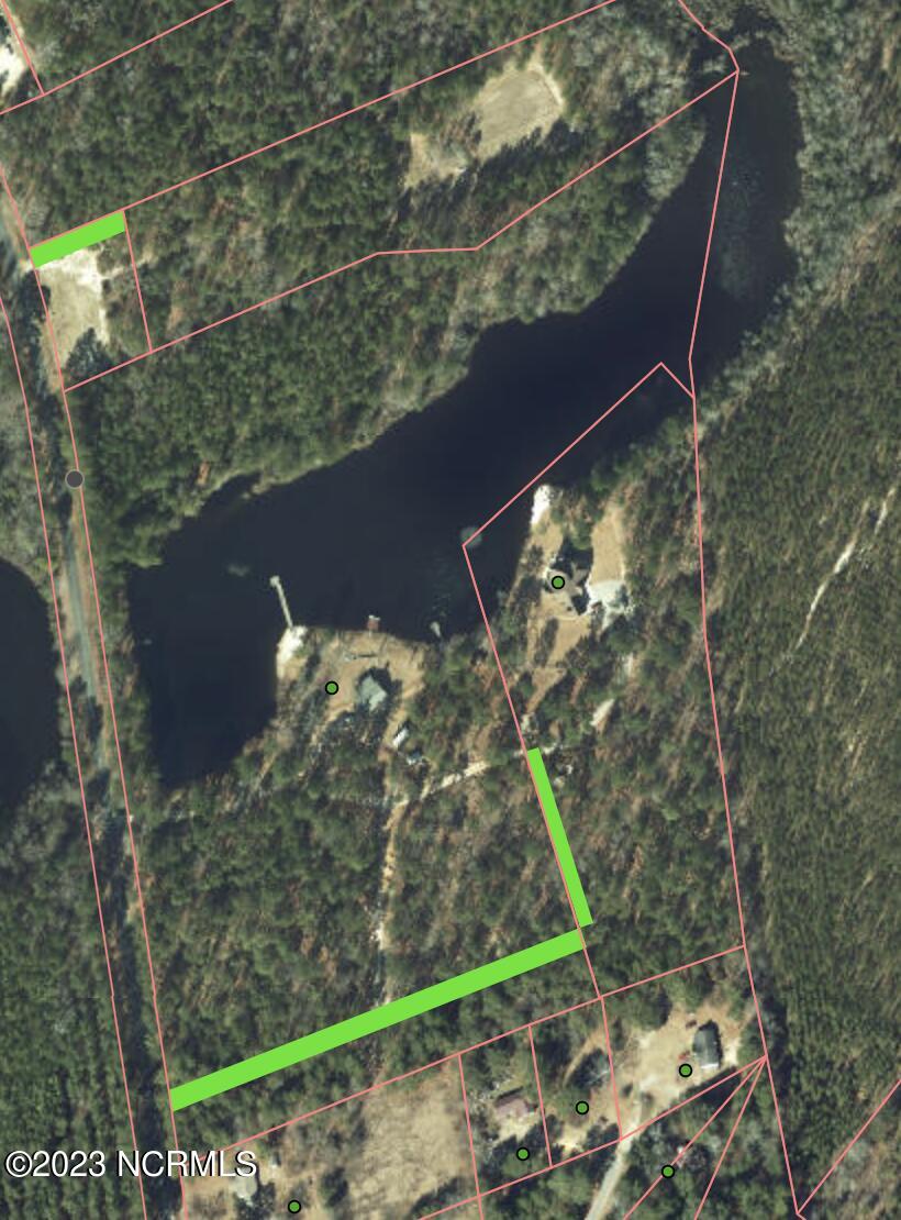 25867 Harris Road Marston, NC 28363 - Photo 17 of 30 25867 is house on right. Driveway easement in green.