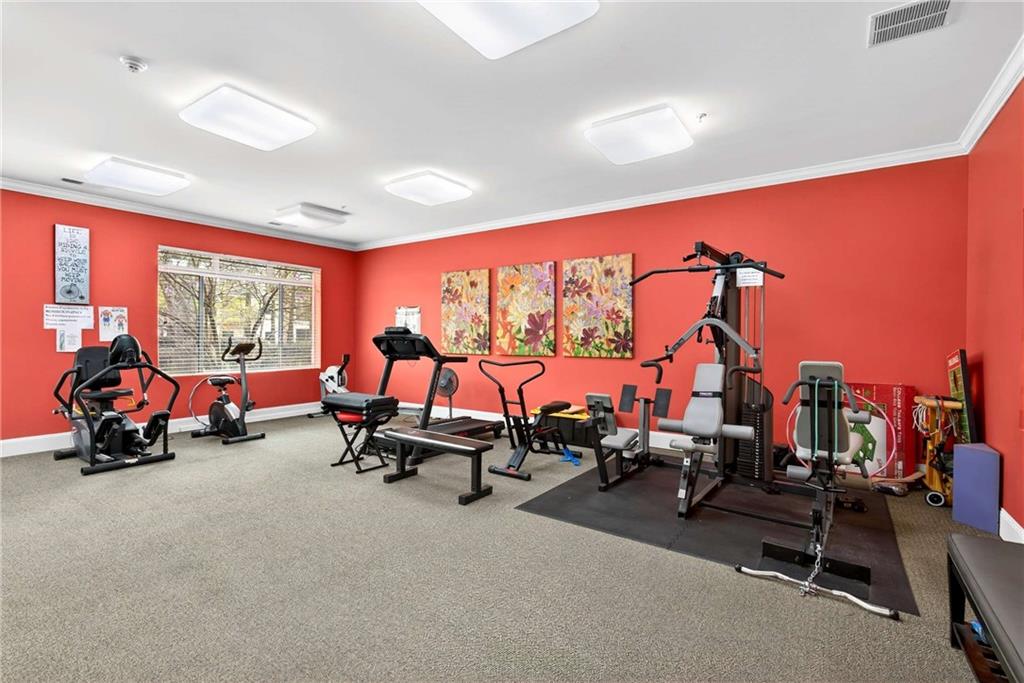 1800 Clairmont Lake, Unit A227 Decatur, GA 30033 - Photo 44 of 69 a view of a room with gym equipment