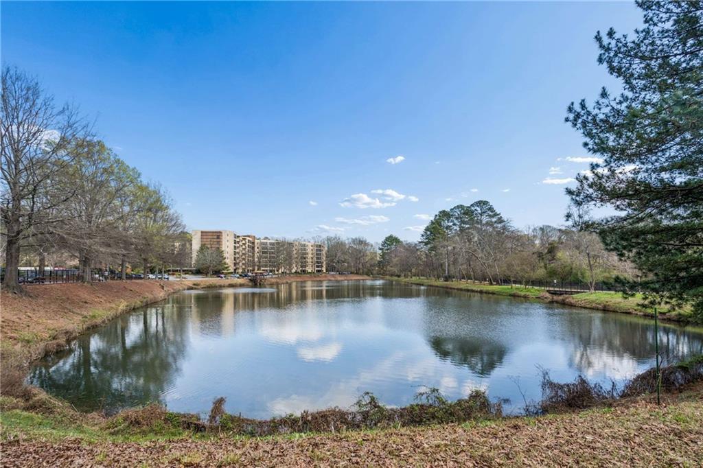 1800 Clairmont Lake, Unit A227 Decatur, GA 30033 - Photo 52 of 69 a view of a lake with houses