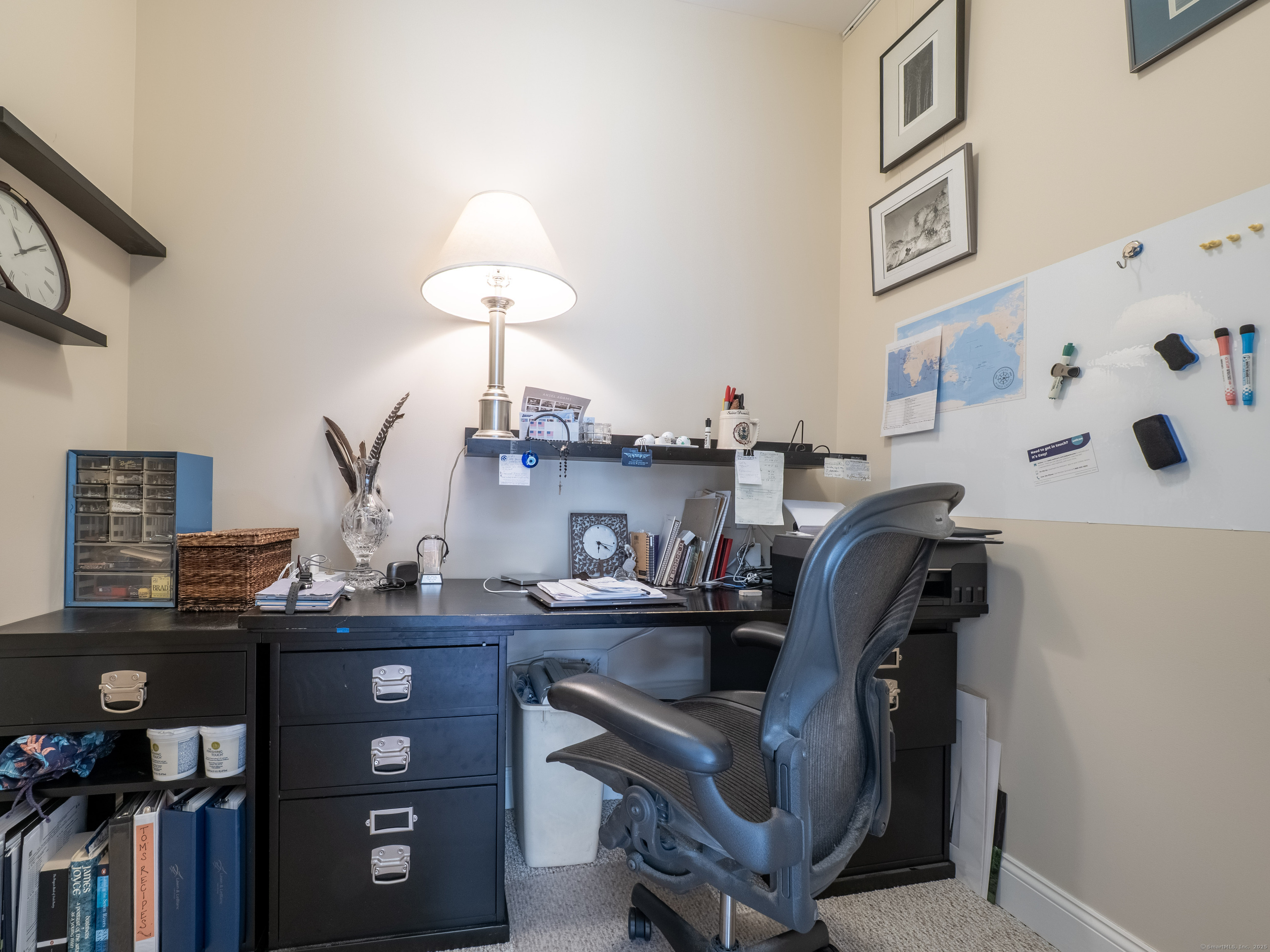 77 Sunset Lane, Unit 223 Ridgefield, CT 06877 - Photo 22 of 38 a view of a workspace with furniture and a window
