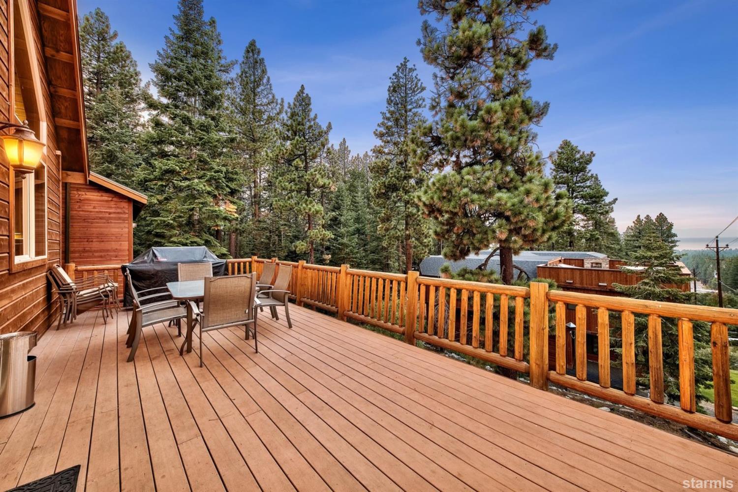 3639 Saddle Road South Lake Tahoe, CA 96150 - Photo 4 of 25 a view of a chairs on the roof deck