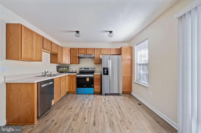 a view of a wooden deck