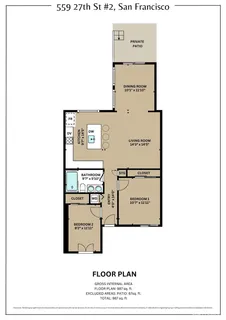 $1,149,000 | 559 27th Street, Unit 2, San Francisco, CA 94131