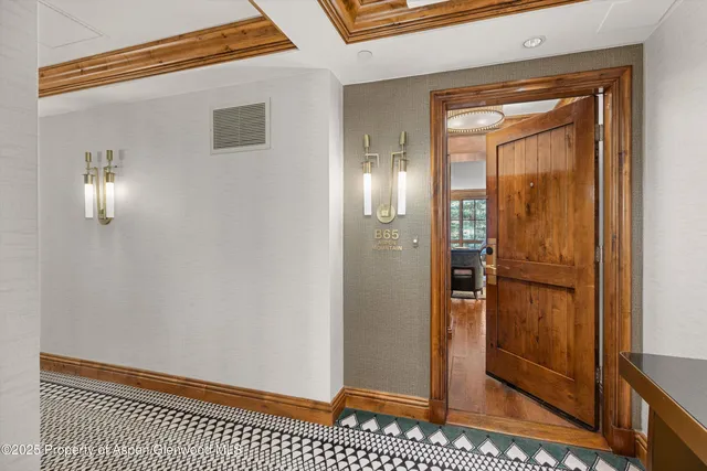 a view of empty room