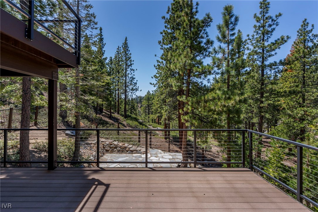 759 Judith Court Incline Village, NV 89451 - Photo 28 of 36 a view of a balcony with wooden floor and plants
