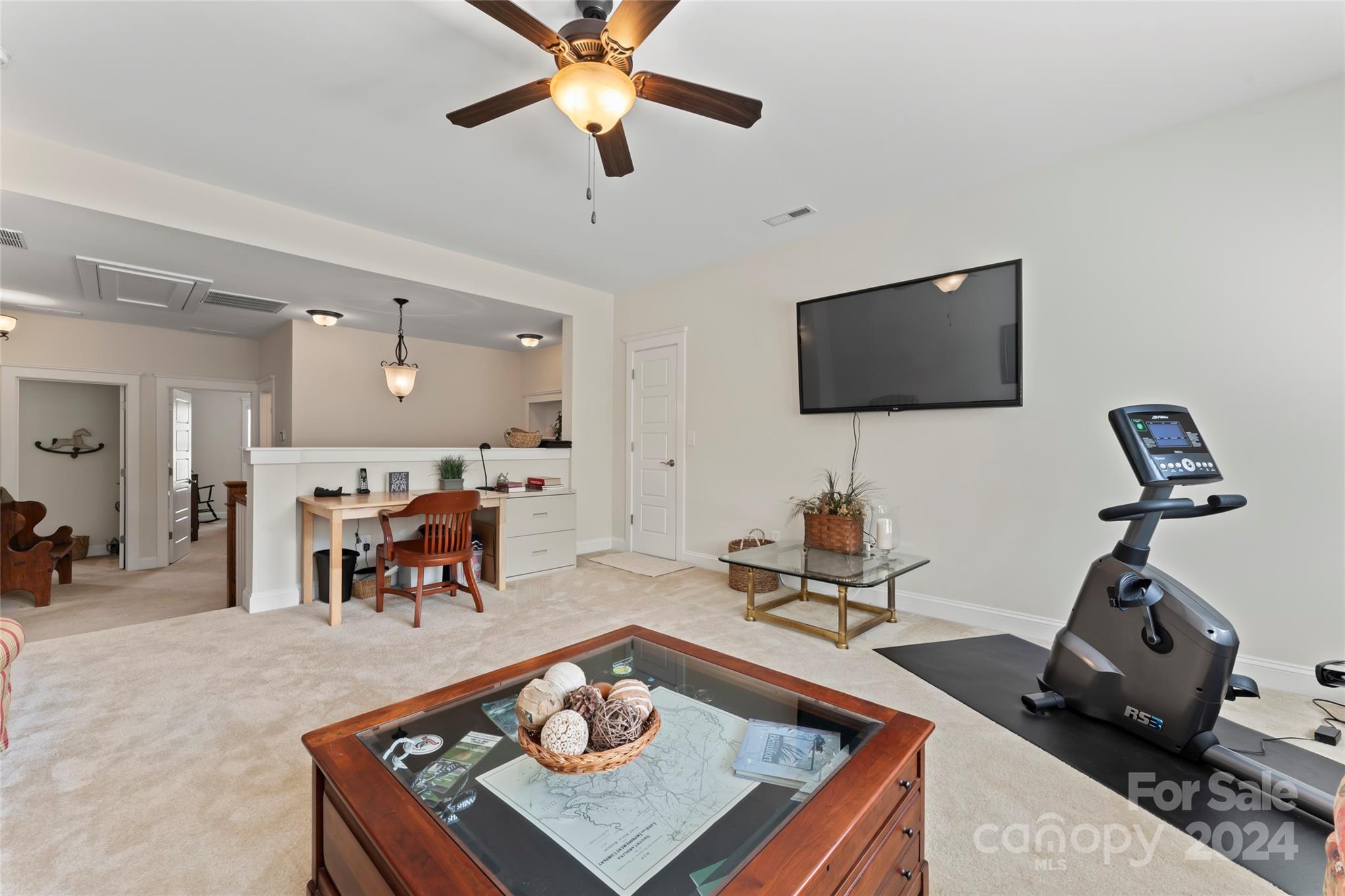 6059 Daphne Circle Fort Mill, SC 29708 - Photo 30 of 48 a living room with furniture and a flat screen tv