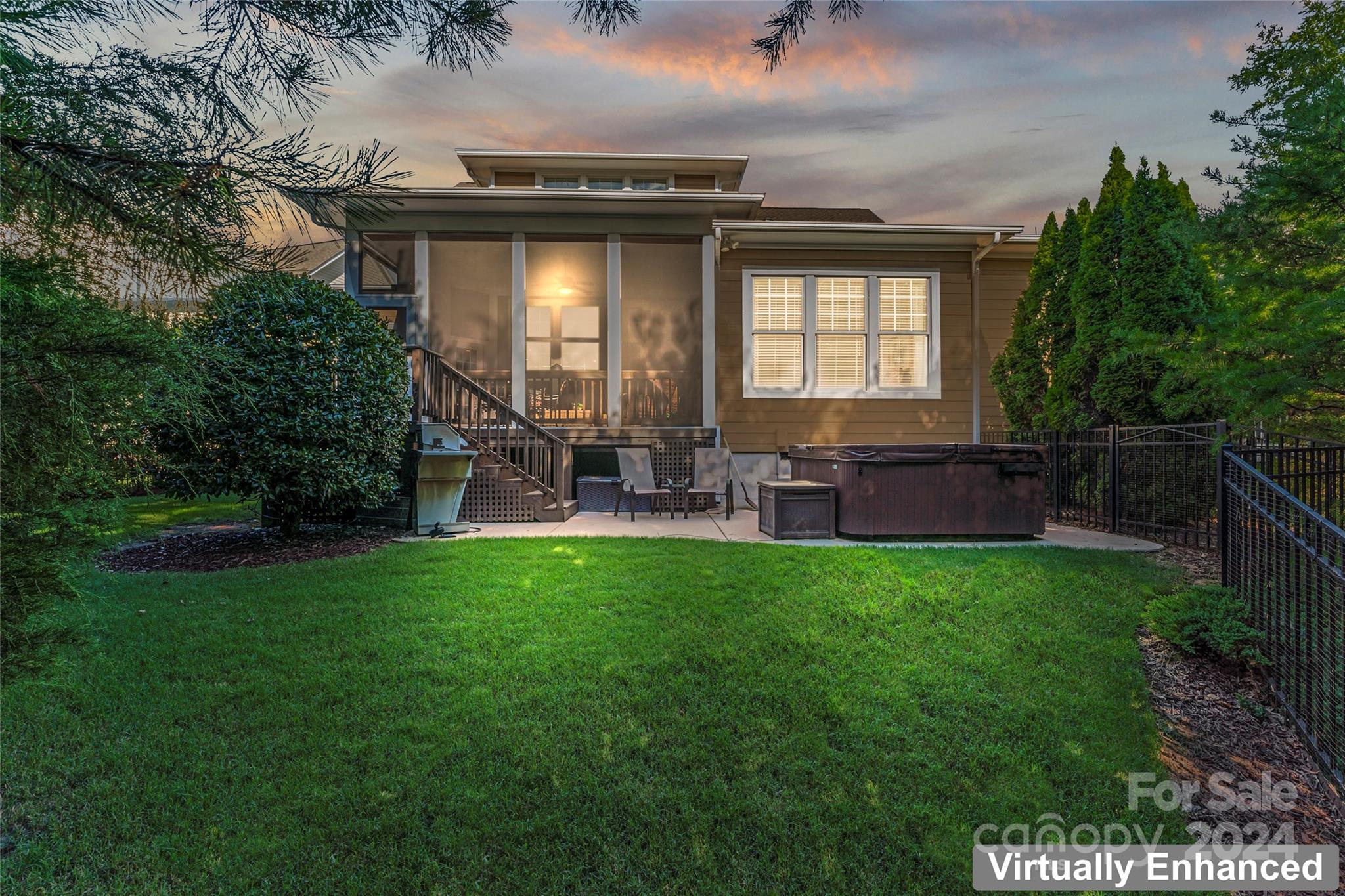 6059 Daphne Circle Fort Mill, SC 29708 - Photo 43 of 48 a backyard of a house with table and chairs