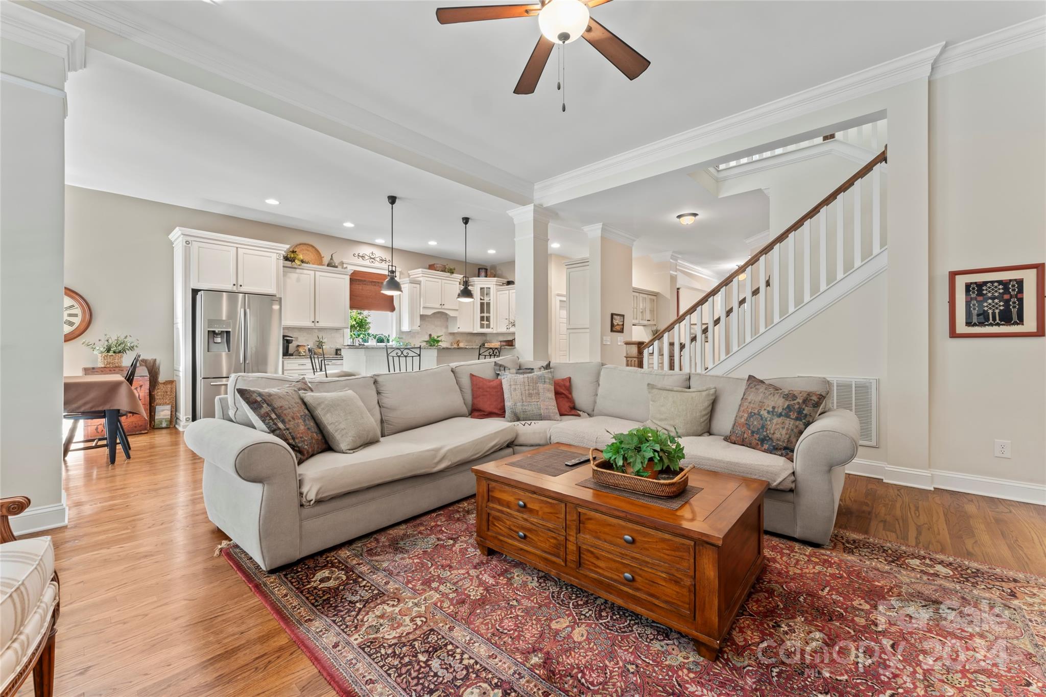 6059 Daphne Circle Fort Mill, SC 29708 - Photo 10 of 48 a living room with furniture fireplace and a table