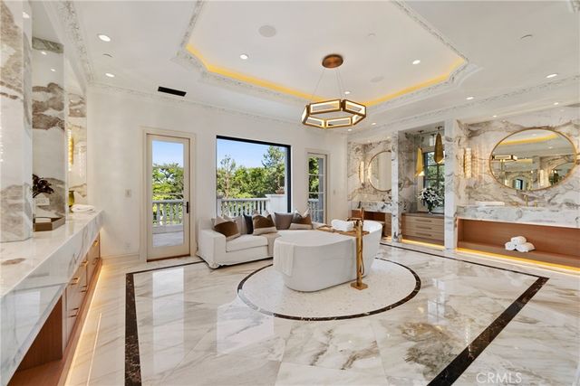 a outdoor living space with furniture and garden view