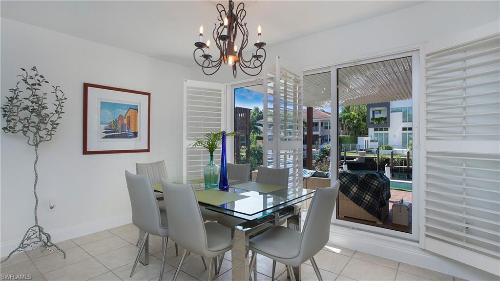 1560 Blue Point Avenue, Unit 3 Naples, FL 34102 - Photo 12 of 43 a dining room with furniture and window