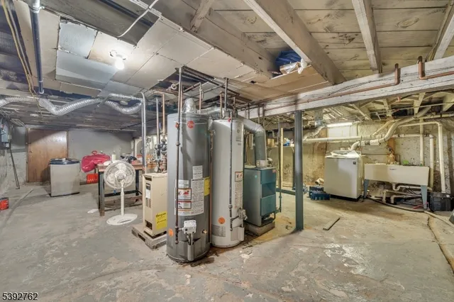 a front view of a house with parking space