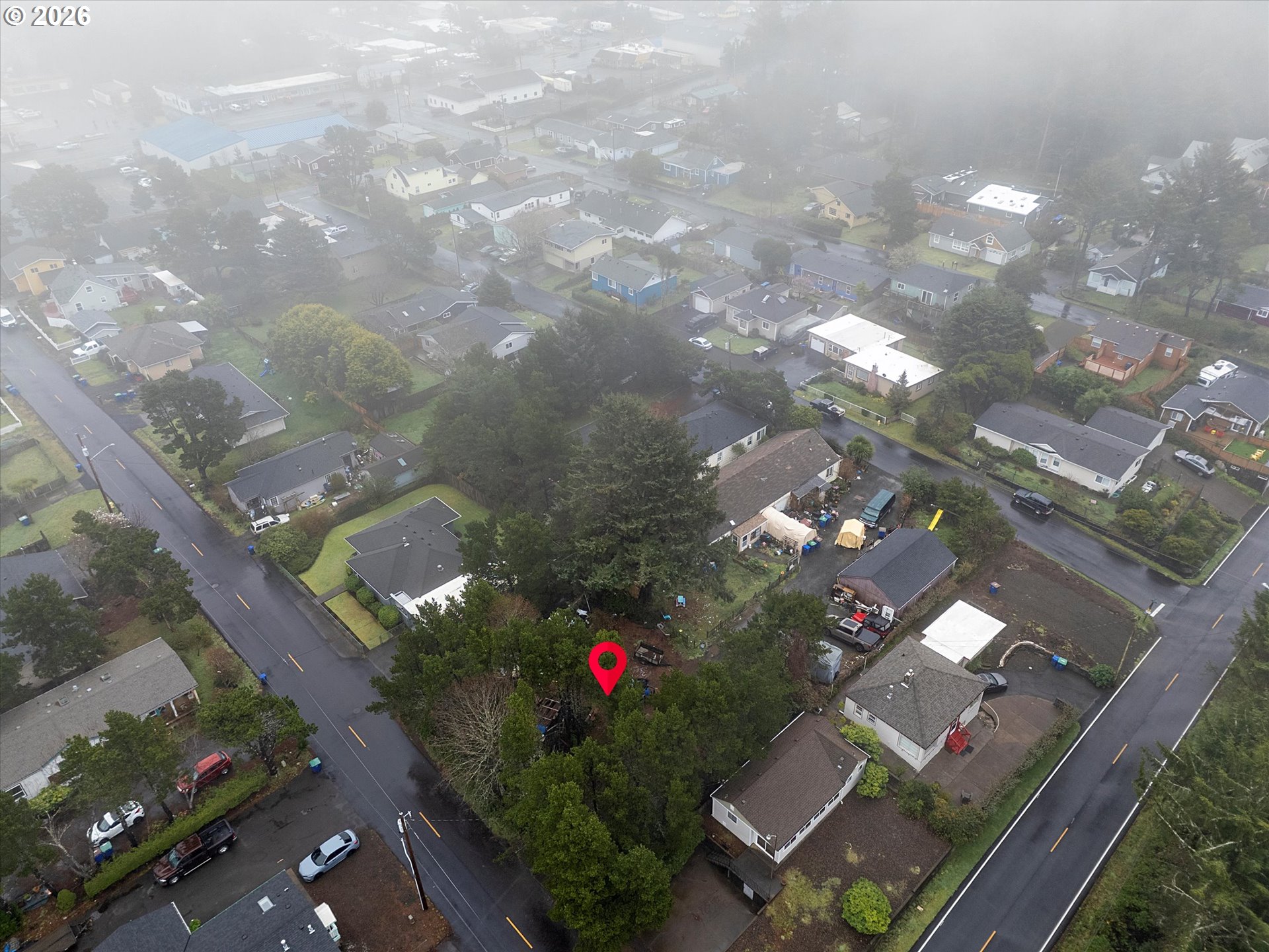 1032 Southwest 14th Street Lincoln City, OR 97367 - Photo 3 of 7 an aerial view of a city