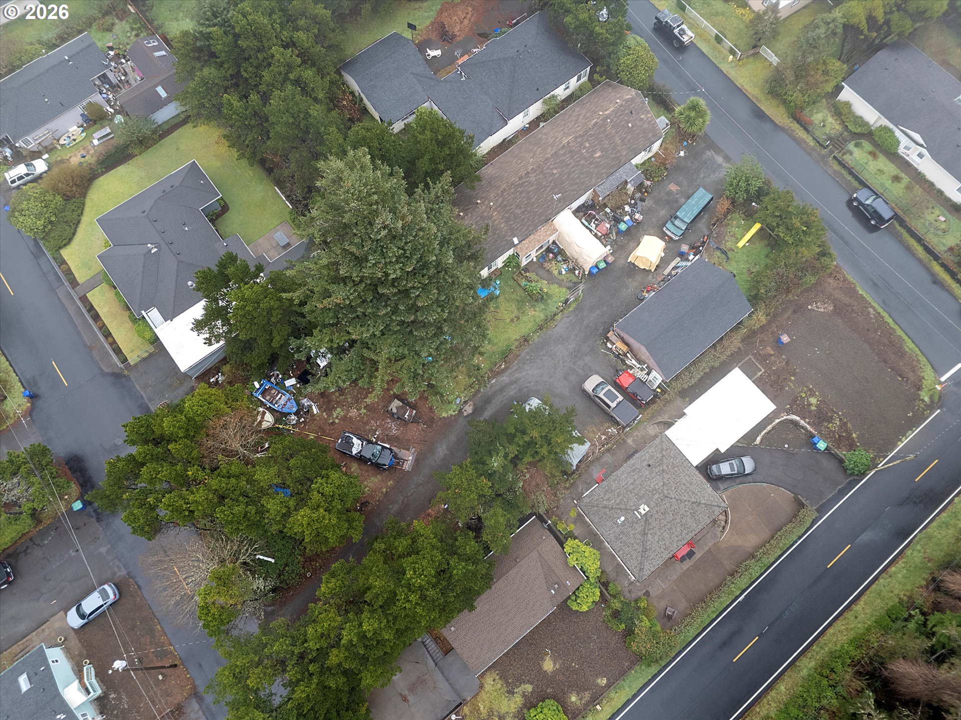 1032 Southwest 14th Street Lincoln City, OR 97367 - Photo 4 of 7 an aerial view of a house