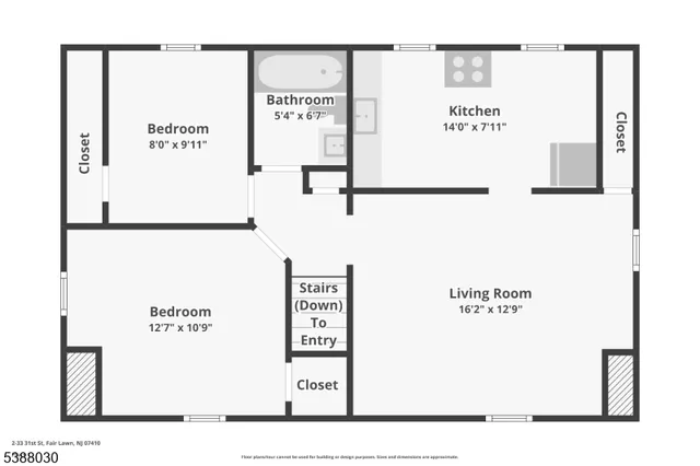 $2,350 | 2-07 31st Street, Fair Lawn, NJ 07410