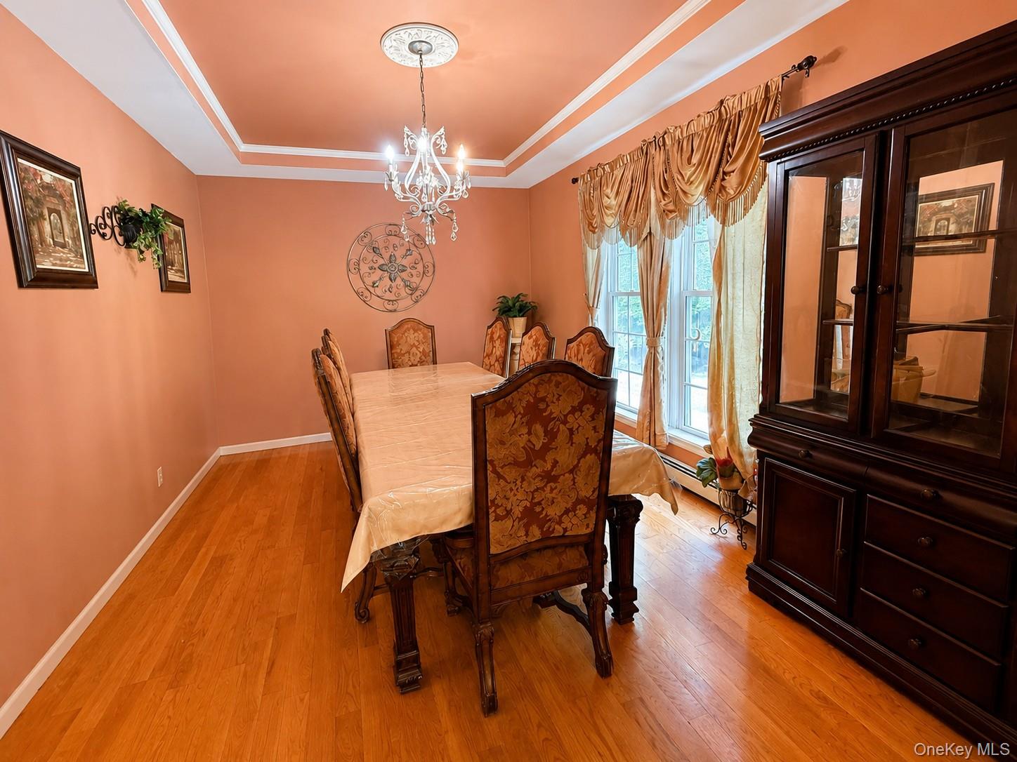 411 Mt Joy Road Middletown, NY 10941 - Photo 33 of 49 Formal Dining room with Custom Tray Ceiling
