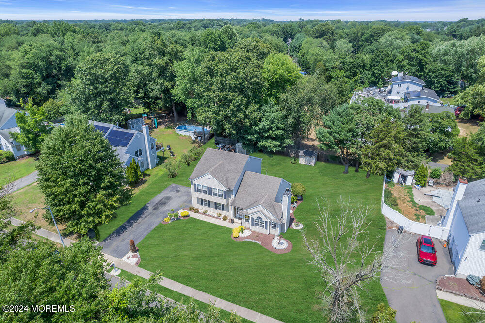 3 Ash Road Jackson, NJ 08527 - Photo 18 of 21 an aerial view of a house with garden space and street view