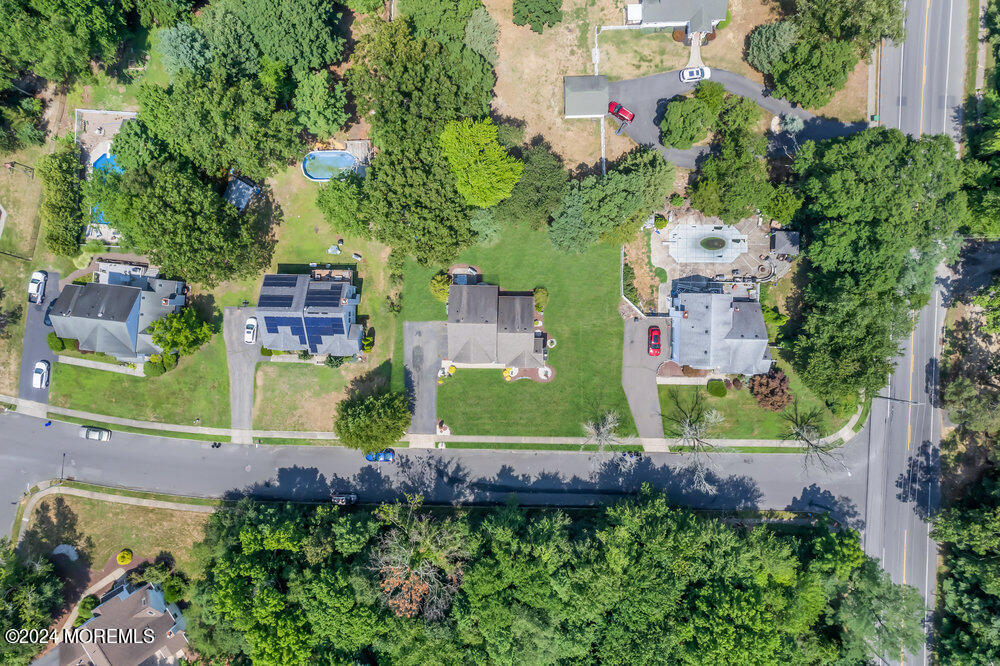 3 Ash Road Jackson, NJ 08527 - Photo 19 of 21 an aerial view of a house with a yard and garden