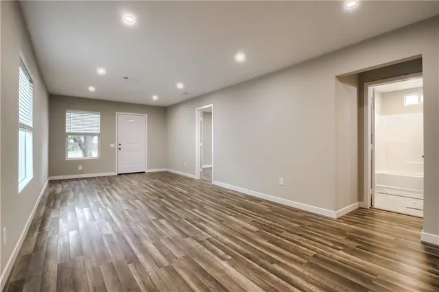 a room with furniture and a window