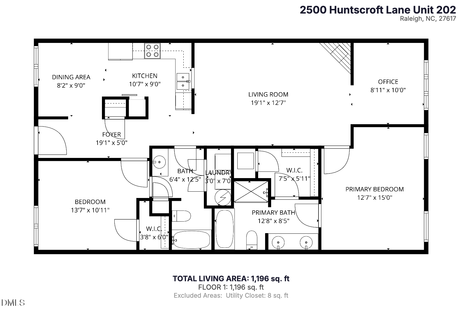 2400 Huntscroft Lane, Unit 202 Raleigh, NC 27617 - Photo 49 of 49 a black and white photo of a black and white photo