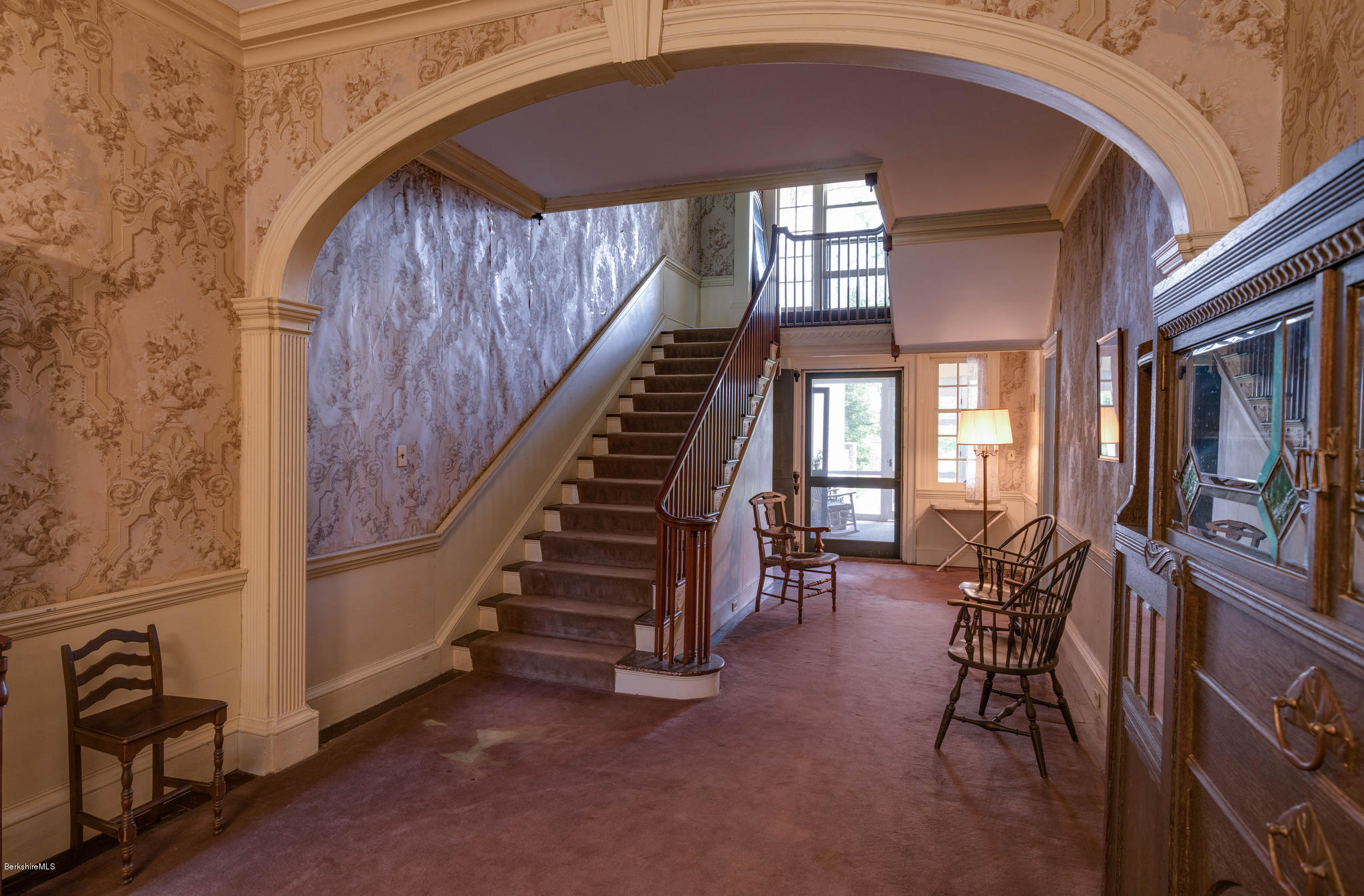 1385 State Road Richmond, MA 01254 - Photo 8 of 25 a view of entryway and hall with wooden floor