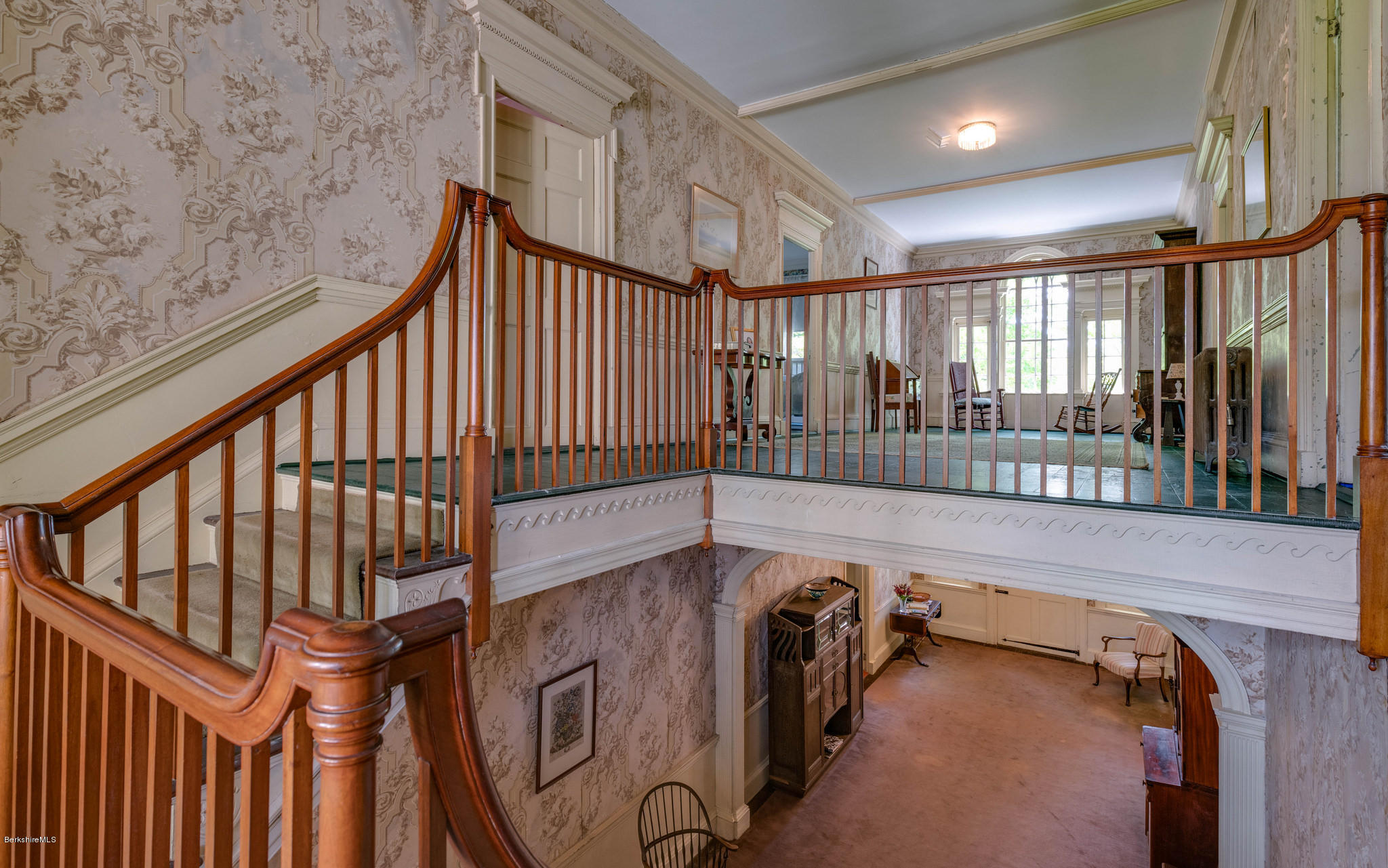 1385 State Road Richmond, MA 01254 - Photo 9 of 25 a view of entryway and hall with wooden floor
