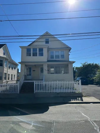 a view of a house with a deck